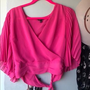 Express dressy crop top.